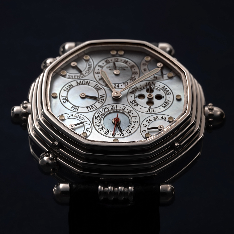 Grande Sonnerie Piece Unique in White Gold with MOP Dial