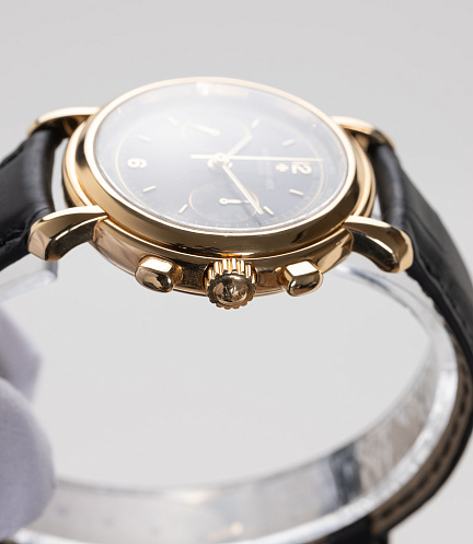 Historiques Chronograph in Yellow Gold with Black Dial