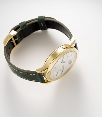 Lange 1 in Yellow Gold with Blue Hands