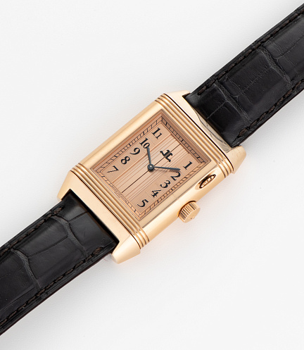 Reverso A Eclipses in Rose Gold with Enamel Zodiac Dial by Hiroshi Senju