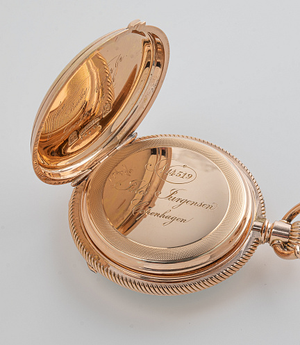 Gold Pocket Watch with Chronometre Movement