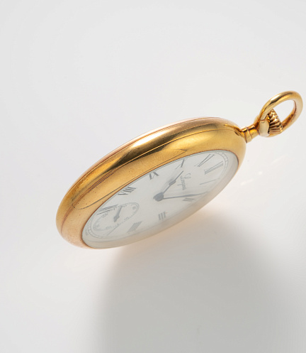 Lepine Pocket Watch with Enamel "El Cacharrero" by Francisco Goya