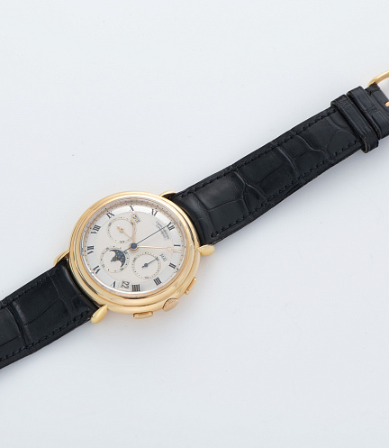 Reference 1 in Yellow Gold with a Historical Engraving on the Back Case