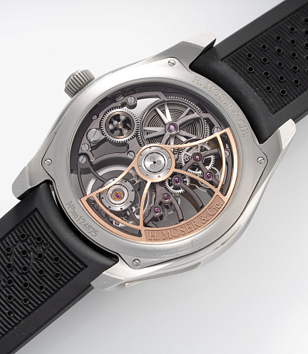Pioneer Cylindrical Tourbillon Skeleton in Stainless Steel