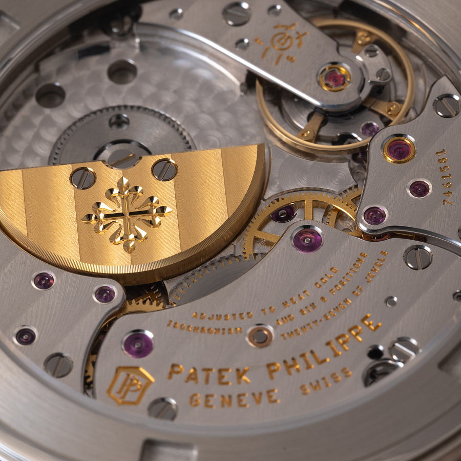 Calatrava Volutes and Arabesques in Platinum