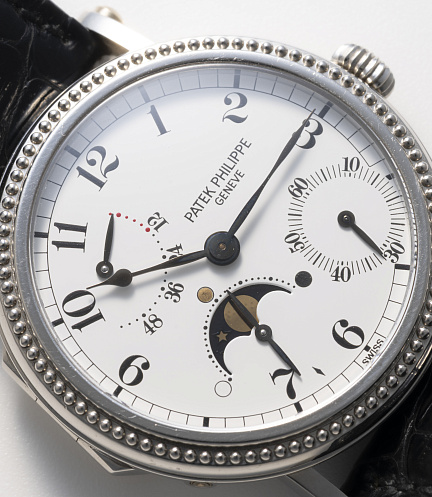 Moonphase Power Reserve in Platinum