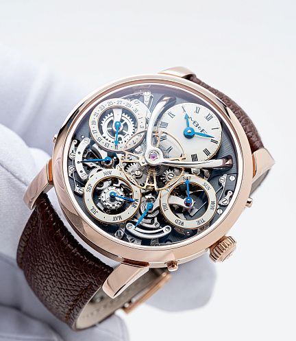 Legacy Machine Perpetual in Rose Gold by Stephen McDonnell