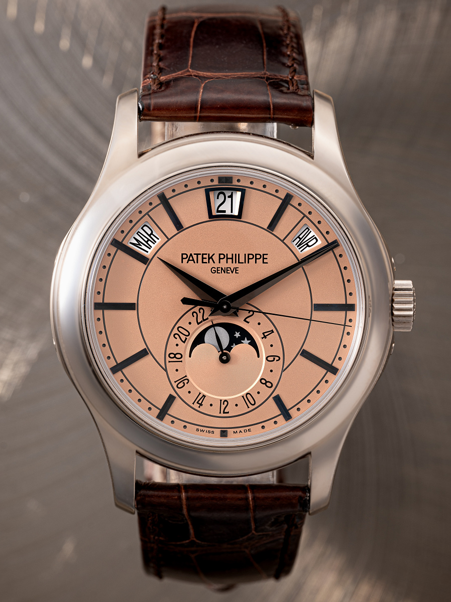 Annual Calendar in White Gold with Salmon Dial Limited to 15 Pieces