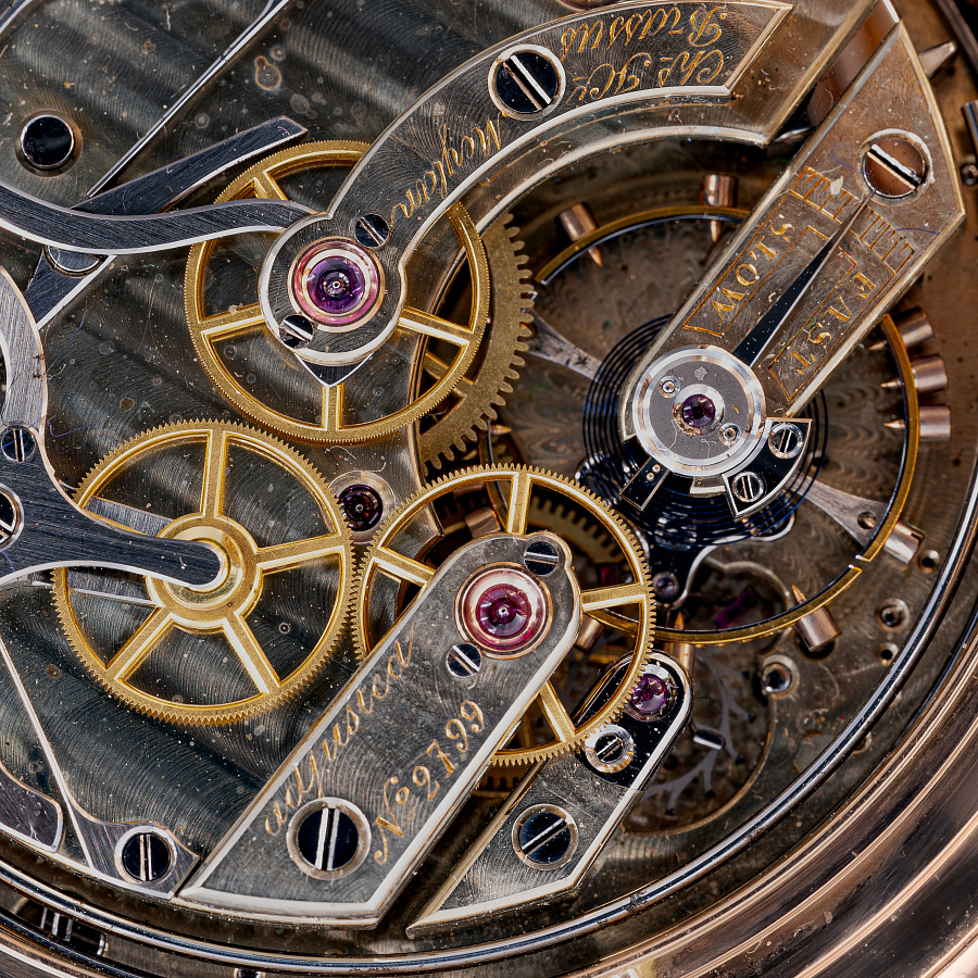 Gold Pocket Chronograph Quater Repeating Watch