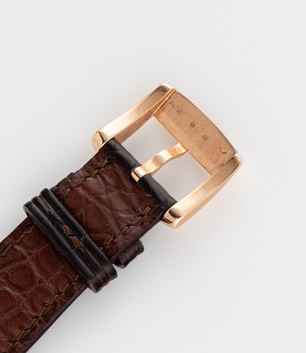 Anywhere in Rose Gold with Guilloche Dial by Remi Maillat