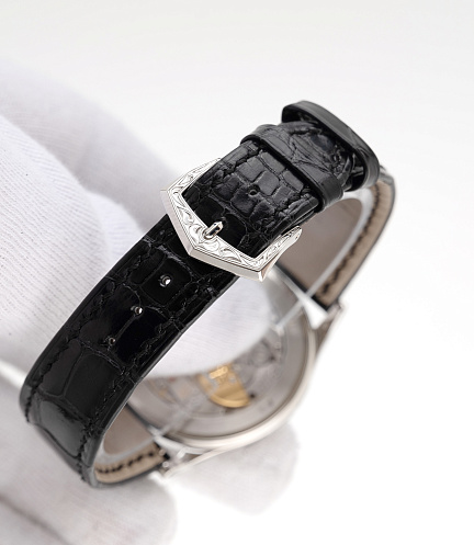 Calatrava Volutes and Arabesques in Platinum