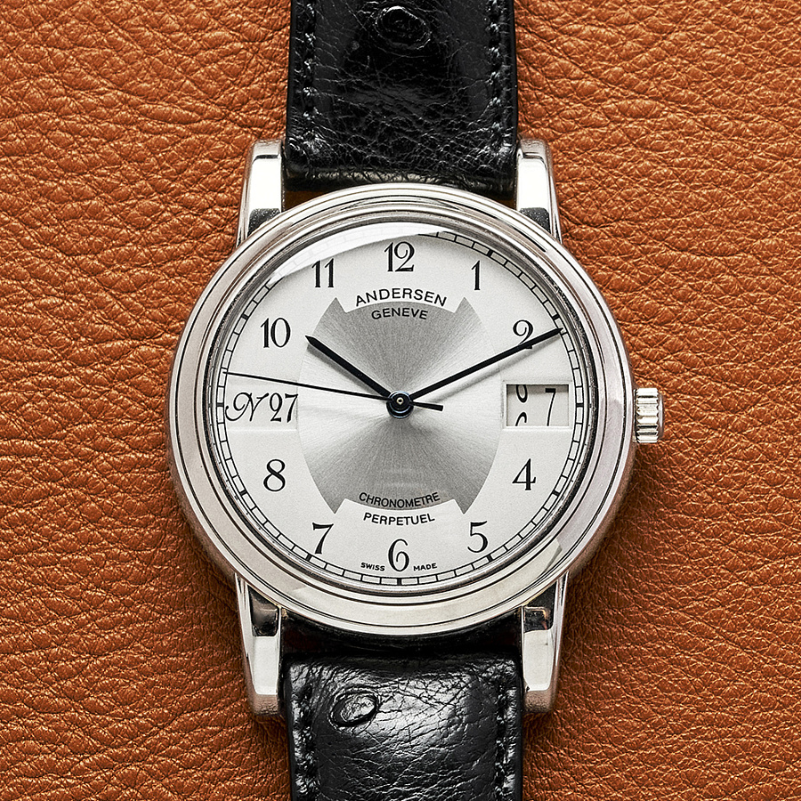 Chronometre Perpetual in White Gold