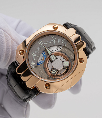 Opus V in Rose Gold by Urwerk