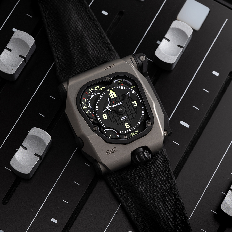 UR-EMC Time Hunter in Stainless Steel and Titanium