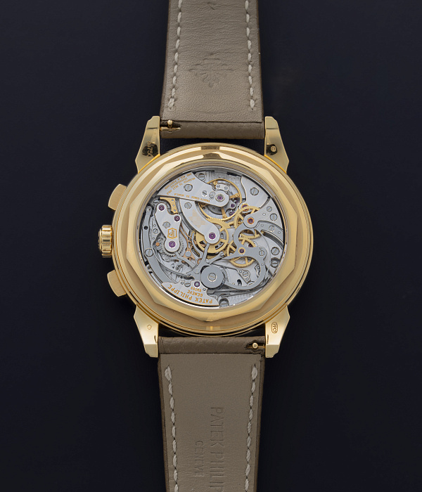 Perpetual Calendar Chronograph with Moonphase in Yellow Gold