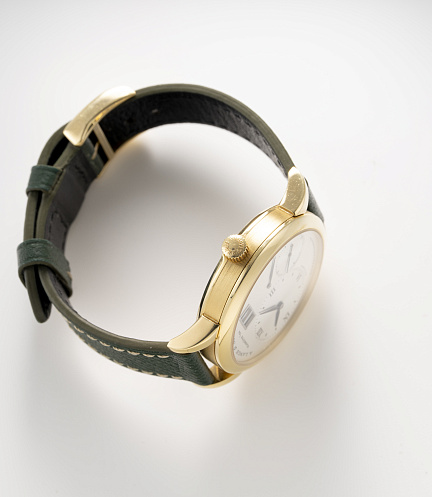 Lange 1 in Yellow Gold with Blue Hands