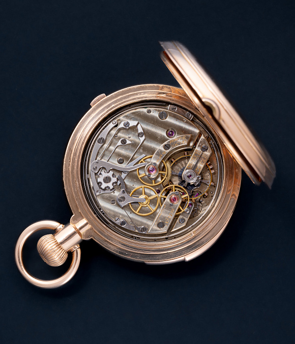 Gold Pocket Chronograph Quater Repeating Watch