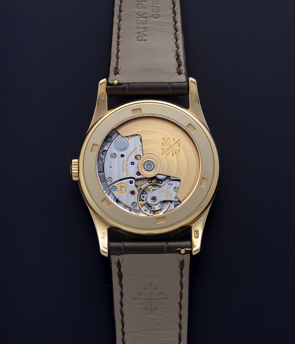 Retrograde Perpetual Calendar in Yellow Gold with Black Dial