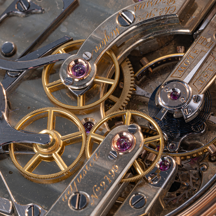 Gold Pocket Chronograph Quater Repeating Watch