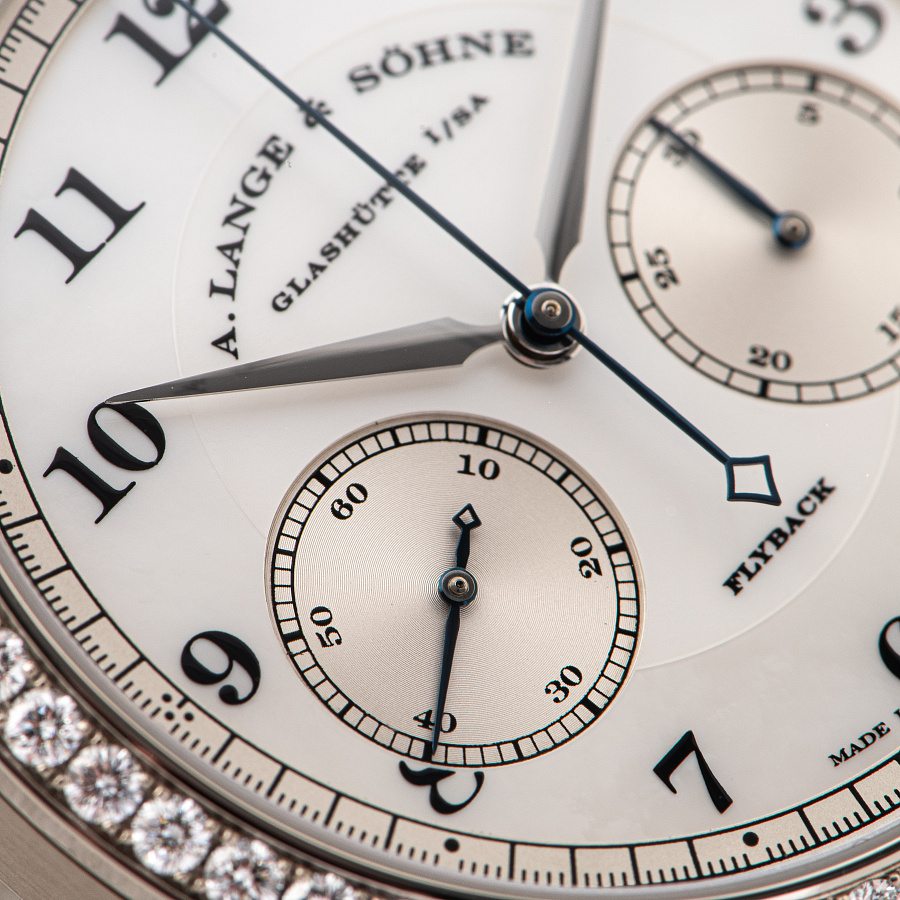 1815 Chronograph with MOP Dial and Diamonds Bezel