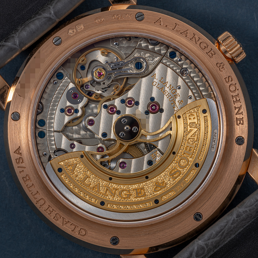Lange 1 Perpetual Calendar in Rose Gold with Grey Dial