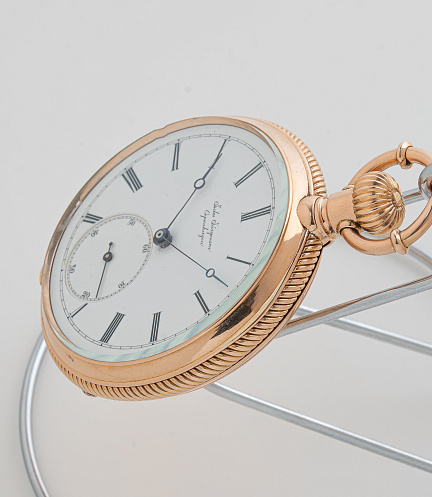 Gold Pocket Watch with Chronometre Movement