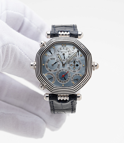 Grande Sonnerie Piece Unique in White Gold with MOP Dial