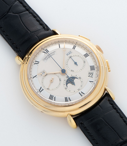 Reference 1 in Yellow Gold with a Historical Engraving on the Back Case