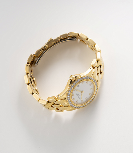 Neptune in Yellow Gold with Diamonds Ladies Watch