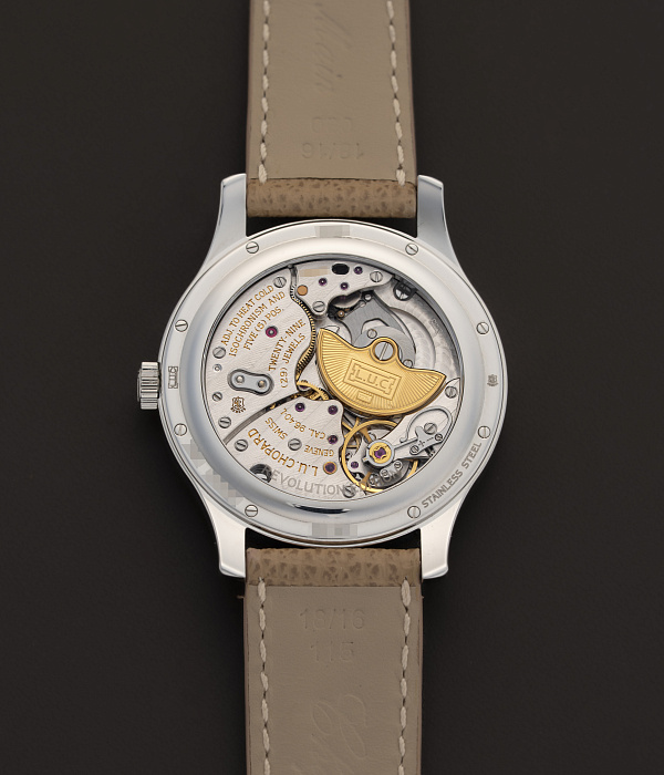 L.U.C. 1860 in Stainless Steel with Salmon Dial Revolution Edition