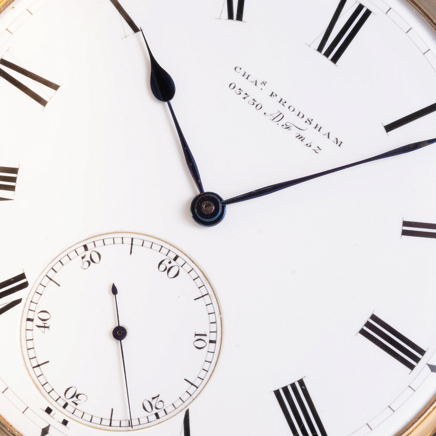 Golden Tourbillon Pocket Watch by Sylvain Mairet