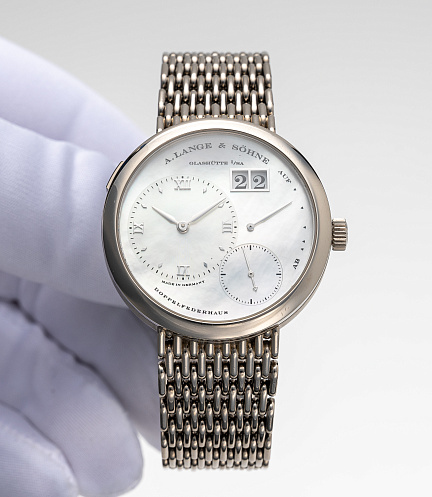 Lange 1 in White Gold with MOP Dial