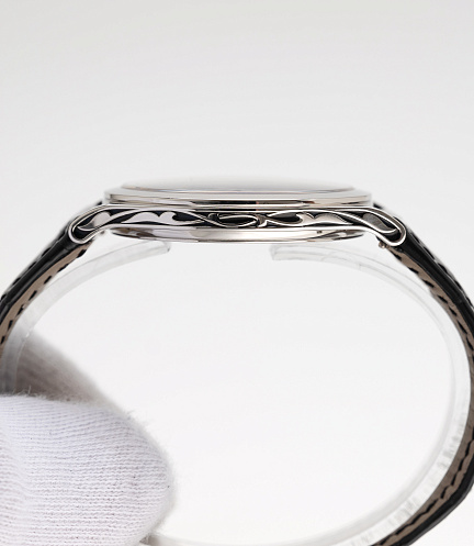 Calatrava Volutes and Arabesques in Platinum