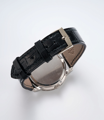 Calatrava with Diamond Bezel in White Gold