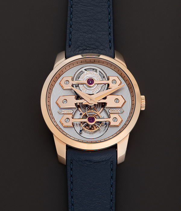 Tourbillon with Three Gold Bridges in Rose Gold