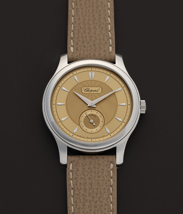 L.U.C. 1860 in Stainless Steel with Salmon Dial Revolution Edition
