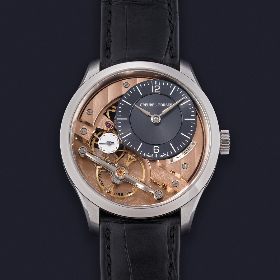 Signature 1 in Stainless Steel with Salmon Dial and Black Sub-dial