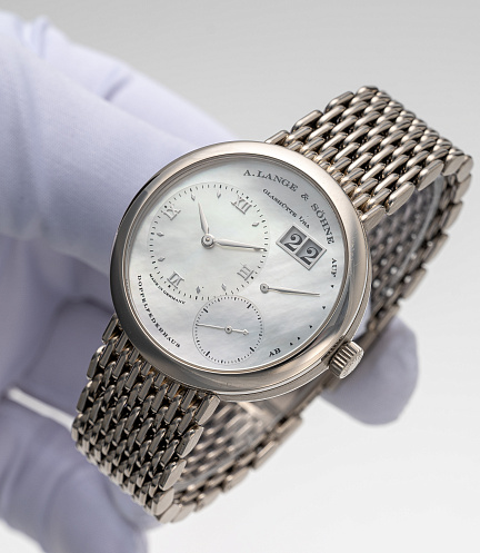 Lange 1 in White Gold with MOP Dial