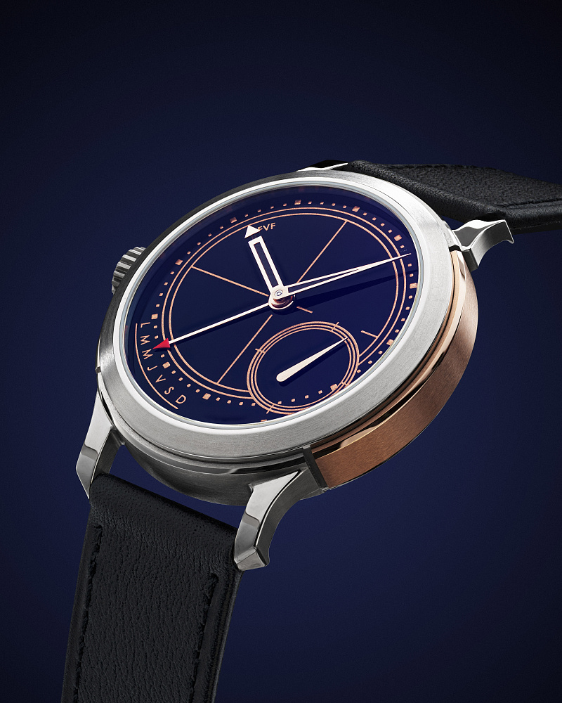 2 Time-Day ARTedition in Rose Gold and Titanium with Onyx Dial