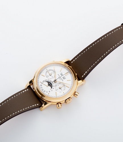Perpetual Calendar Chronograph in Yellow Gold