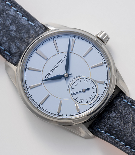 1941 Principia in Stainless Steel with Turquoise Dial															