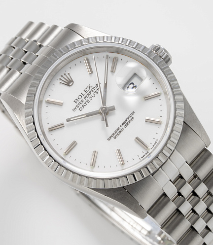 Datejust with Porcelain Dial