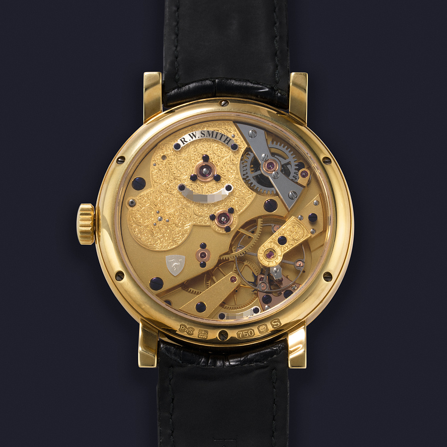 Series 2 in Yellow Gold with a Blued Power Reserve Hand