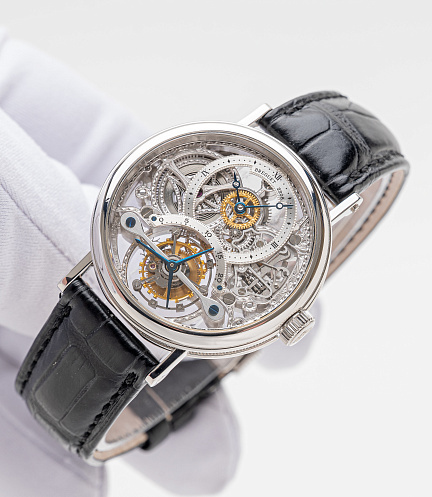 Breguet Classique Skeleton Tourbillon in Platinum