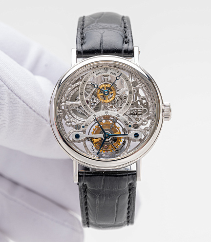 Breguet Classique Skeleton Tourbillon in Platinum
