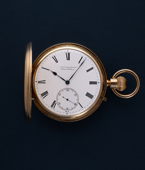 Golden Tourbillon Pocket Watch by Sylvain Mairet