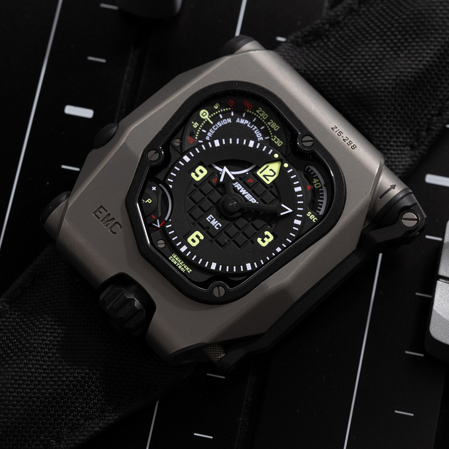 UR-EMC Time Hunter in Stainless Steel and Titanium
