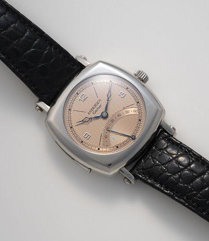 Minute Repeater and Retrograde Second in Platinum