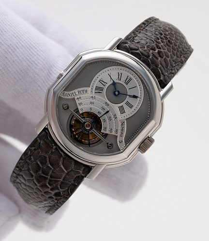 Regulateur Tourbillon in Stainless Steel