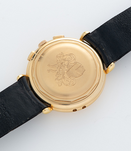 Reference 1 in Yellow Gold with a Historical Engraving on the Back Case